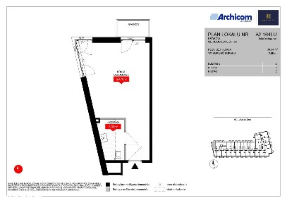 1-pokojowy lokal inwestycyjny 34m2 + balkon