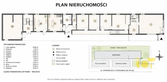 Lokal usługowy 171 m² Centrum