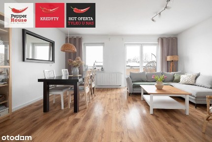 Juszkowo - przestronne mieszkanie z balkonem