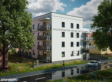 Mieszkanie z balkonem i dużym tarasem Giżycko