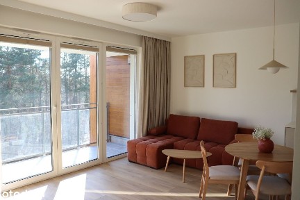 Przytulne, 2-pokojowe mieszkanie z widokiem na las