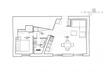 Kamienica | Przestronny salon | Ogród Krasińskich