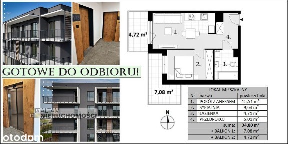 Gotowe 2pok 34,8m² Komórka W Cenie Mistrzejowice0%