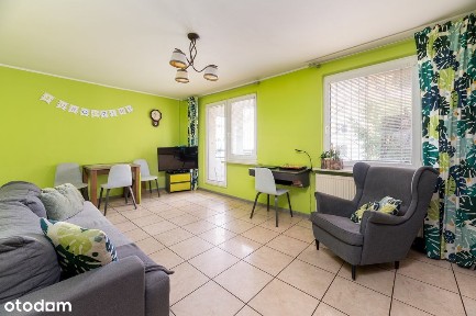 Mieszkanie do remontu z balkonem - parter