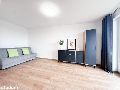 Na wynajem kawalerka z tarasem, Warszewo