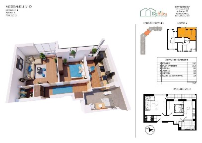 Mieszkanie 2 pokoje + kuchnia - blisko centrum nowy blok koło lasu