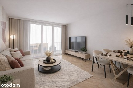 Komfortowy układ 3 pokoi z balkonem!