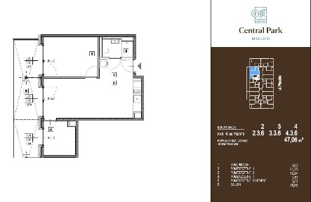 Apartament 3 pokoje | 47 m² | 200 m od plaży | Mielno, ul. Piastów