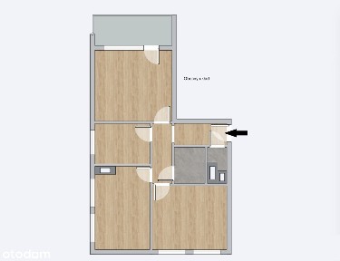66 m² balkon |duża piwnica |os. Oświecenia-gotowe do własnej aranżacji