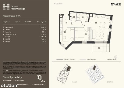 3-pokojowe mieszkanie 60m2 Bezpośrednio