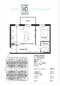 2-pokojowe mieszkanie 47m2 + balkon Bez Prowizji