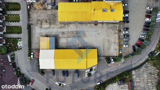 Hala magazynowa 415 m² z biurem i dużym placem 190