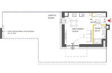 TWOJA WYMARZONA KAWALERKA! * 29m² * DUŻY OGRÓD 66 m² * ŚWIETNA OKOLICA