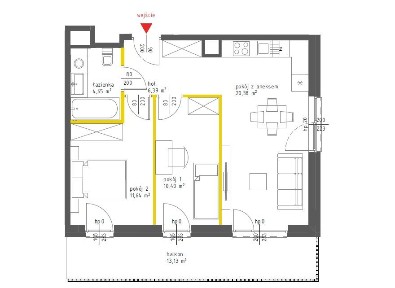 Mieszkanie 53 m² | 3 pokoje | Duży balkon 13 m² | Idealne dla rodziny!