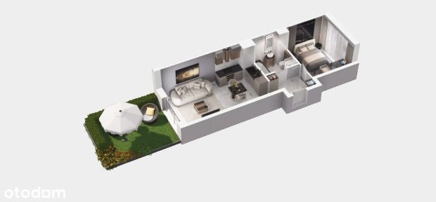 2 pokoje | Taras 9,55m2 | 0% Prowizji