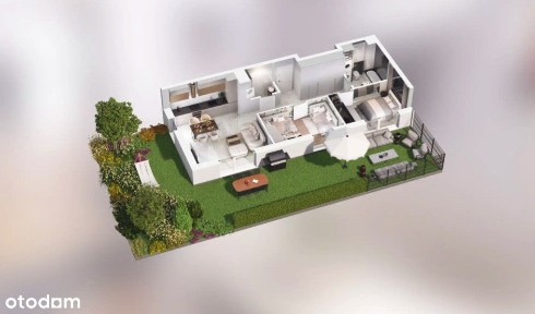 3 pokoje | Ogródek 90m2 | 2 łazienki