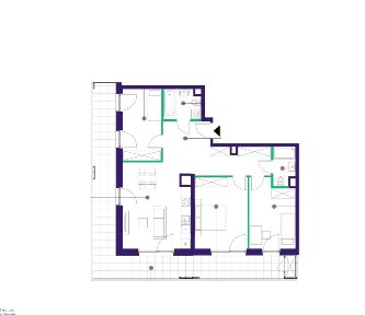 Piękny GOTOWY za chwilę apartament z wspaniałym balkonem ponad 35m2!