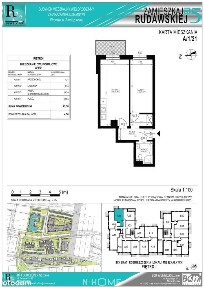 43,36m²/2 pokoje/kameralne nowe osiedle