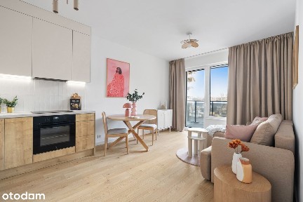 Nowe 2 pokoje z dużym balkonem | wysoki standard