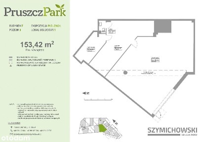 PRUSZCZ PARK F - lokal usługowy 0.A.10 - 100,50 m2