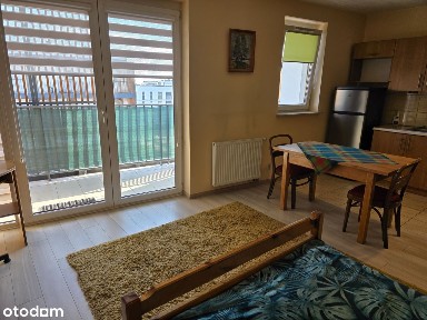 duży balkon, nowe budownictwo