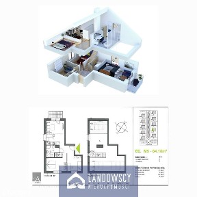 Apartament z antresolą 84 m2 I Miejsce parkingowe