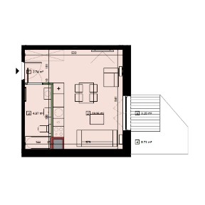 Mieszczańska Park | Mieszkanie 1 pokojowe | 00.1.M11