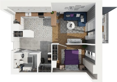 Zobacz wirtualny spacer|2 pokoje z GARDEROBĄ|Widok na zieleń