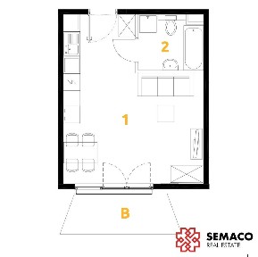 Kawalerka na start/Górka Narodowa/tramwaj/ bez Pcc