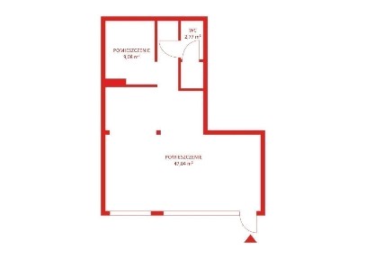 Na sprzedaż lokal usługowy 60,3 m²