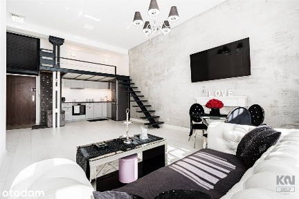 Loft w stylu glamour z garażem - Tobaco Park