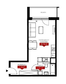 Jasne 34,32 m² | Ostatnie | Centrum Miasta