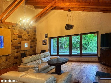 Posiadłość w lesie, nad jeziorem, duża działka- spokój blisko miasta