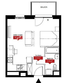 Kawalerka z ogródkiem w centum