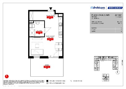 2-pokojowe mieszkanie 38m2 + ogródek