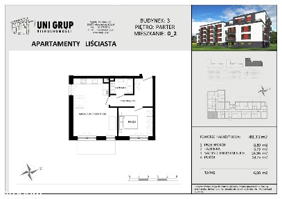 Apartamenty Liściasta | mieszkanie 2-pok. | 2