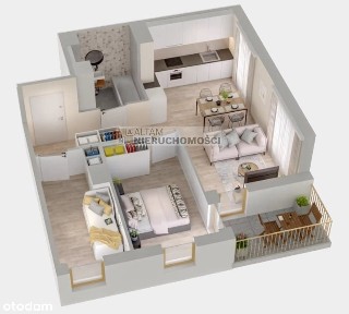 3pok+kuchnia 55m2 balkon|-1000zł/m2|park|20/80|0%