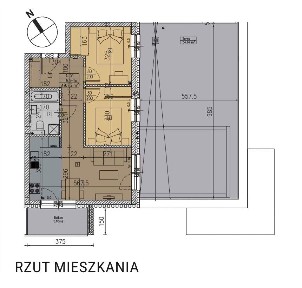 Nowe Mieszkanie Krosno Apartamenty Andersa, 3 pokoje + duży taras