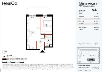 2-pokojowe mieszkanie 40m2 + balkon