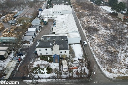 Magazyn, hala produkcyjna, biura. Działka 4137m² + Budynki 2026m²