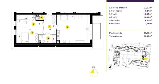 ⭐72m-Duży salon | taras z zielenią | bez prowizji