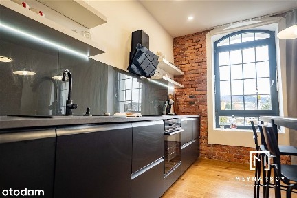 Dwupoziomowe mieszkanie 92 m² Manufaktura Grossa