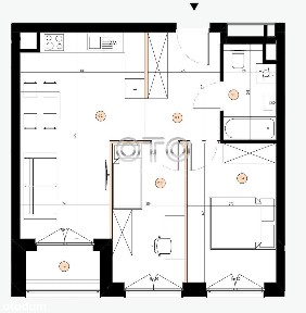 3 pokoje w centrum miasta / nowe / balkon