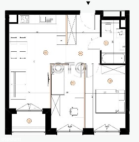 3 pokoje w centrum miasta / nowe / balkon