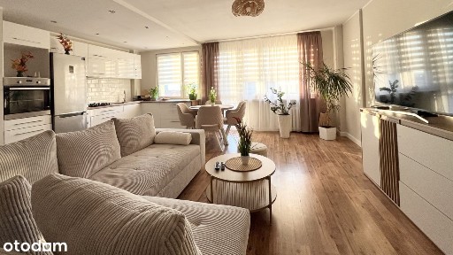 Słoneczne, umeblowane mieszkanie | 2 pokoje | Nowy Dwór