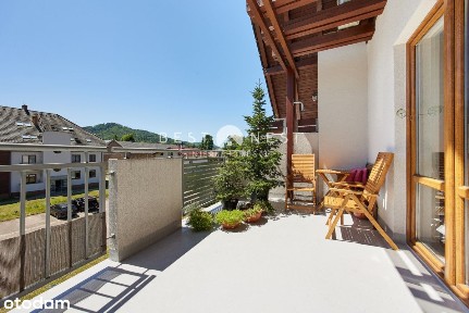 Dwupoziomowe słoneczne mieszkanie z Tarasem