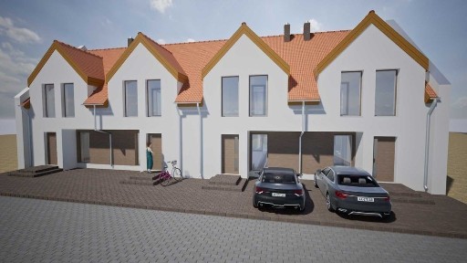Sprzedam 4 domki w zabudowie szeregowej 77 m2 w cenie ogród 107 m2
