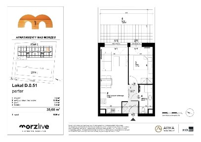 2-pokojowe mieszkanie 35m2 + balkon Bez Prowizji