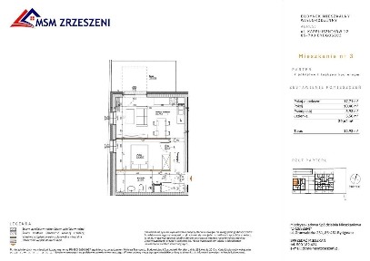 3-pokojowe mieszkanie 41m2 + taras Bez Pośredników