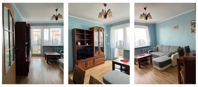 Mieszkanie 2 pokoje 39,89 m², 2 balkony, piwnica, winda / Hubalczyków